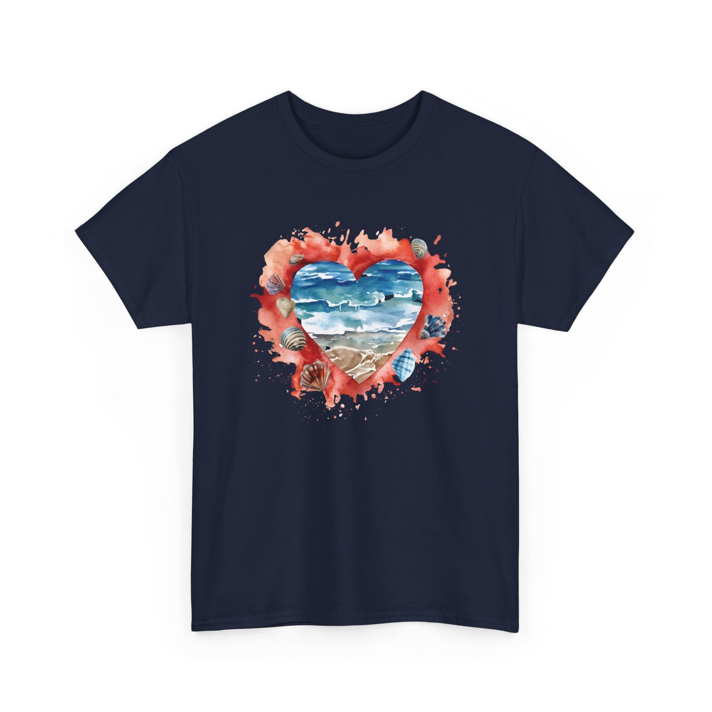 Ocean Heart Short Sleeve Tee