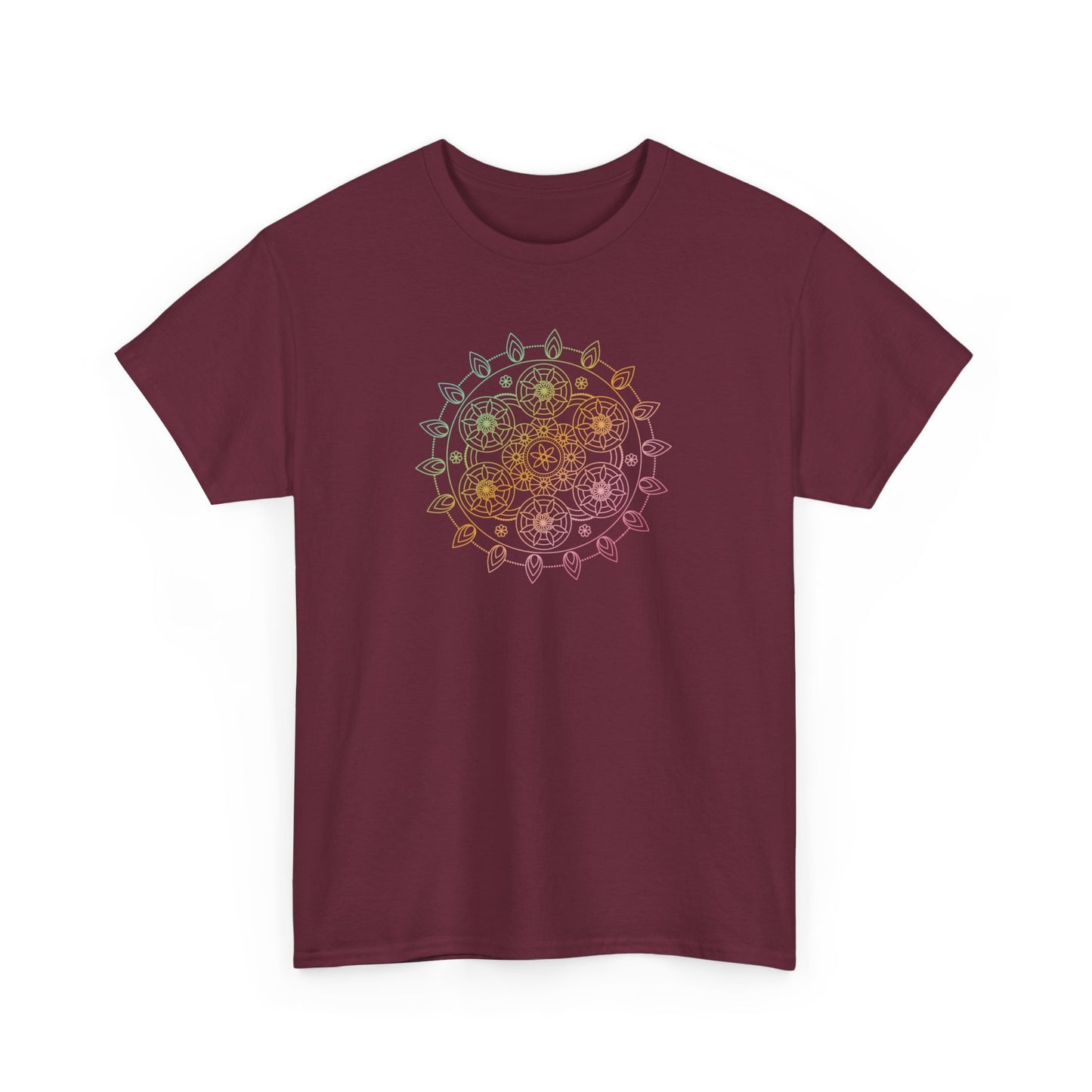 Colorful Mandala Short Sleeve Tee (040)