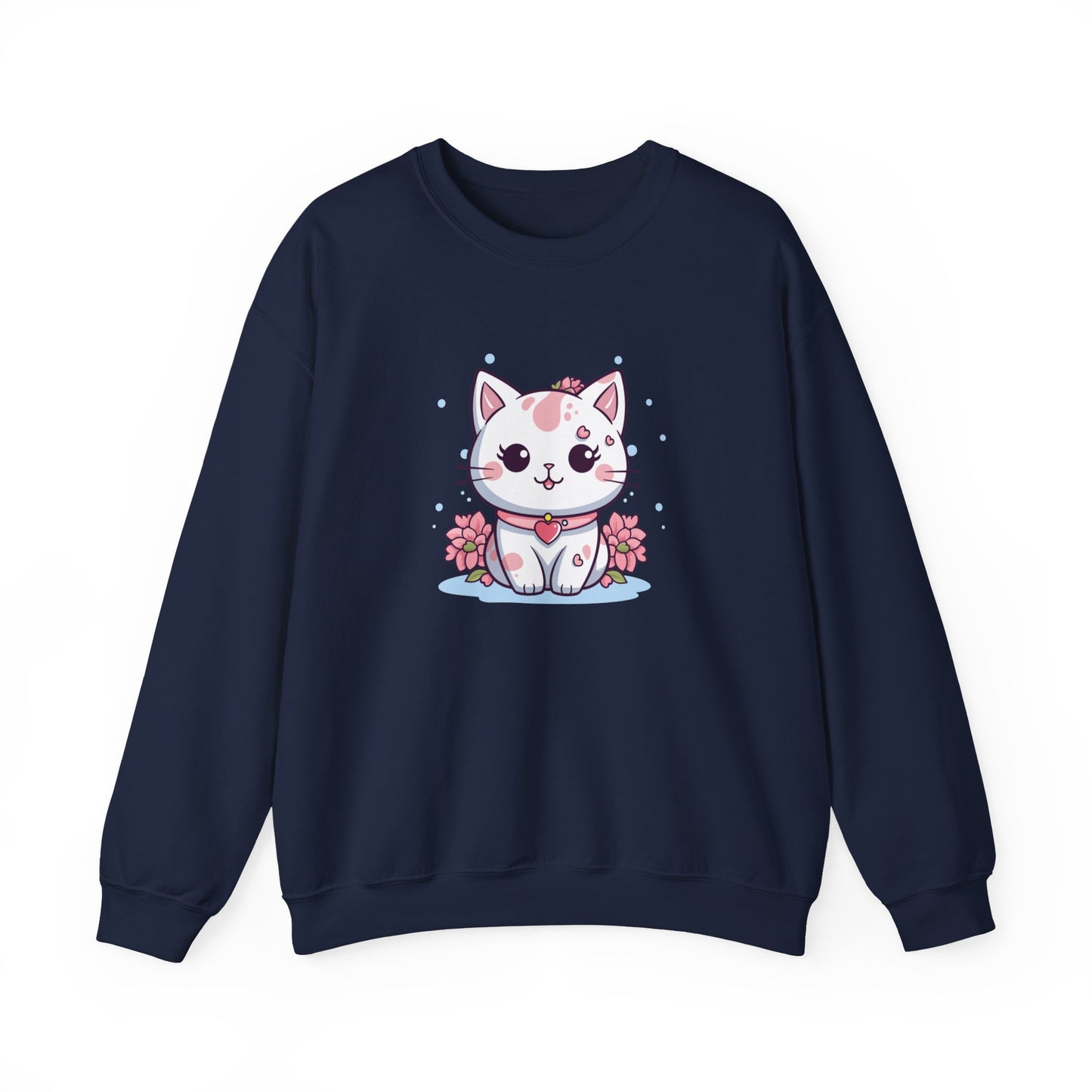 Cute Pink Cat Sweatshirt