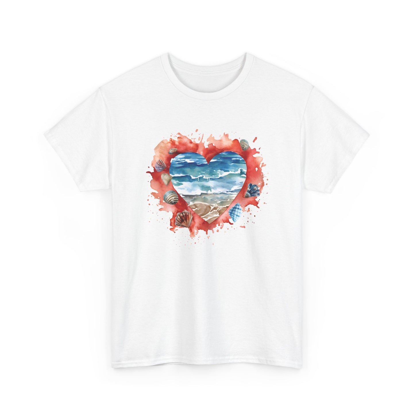 Ocean Heart Short Sleeve Tee