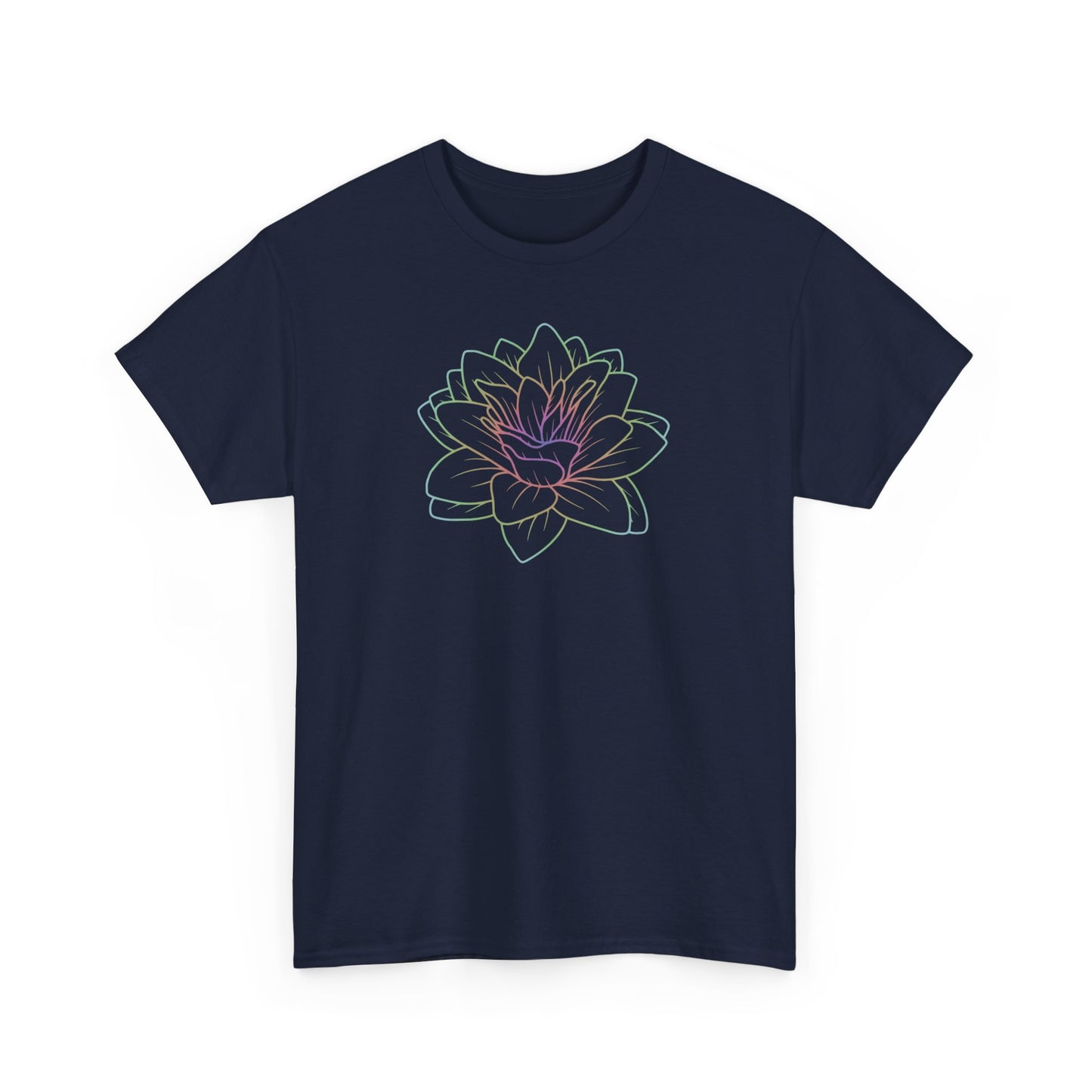 Colorful Lotus Short Sleeve Tee