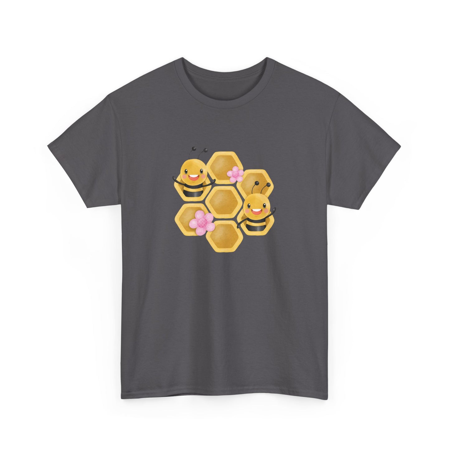 Cute Honeycomb Bee Short Sleeve Tee