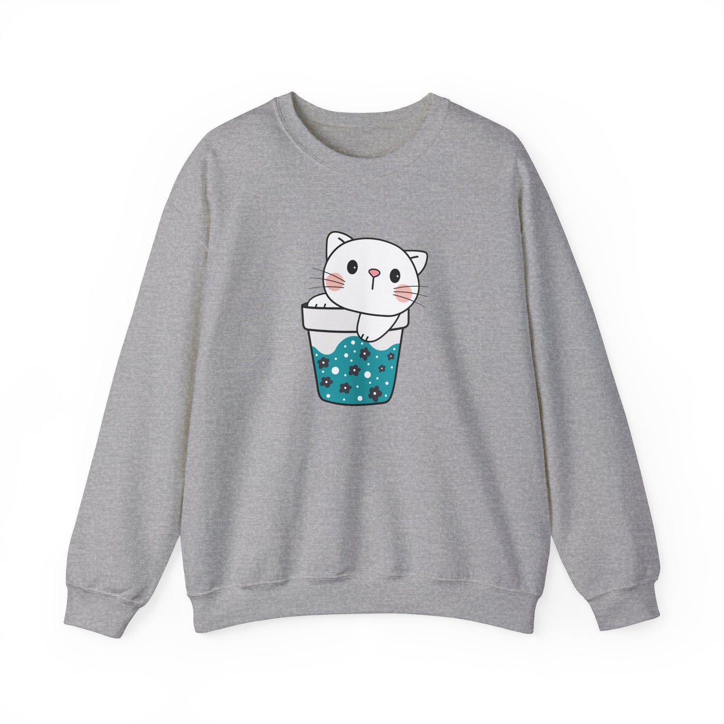 Cute Cat Cup Sweatshirt