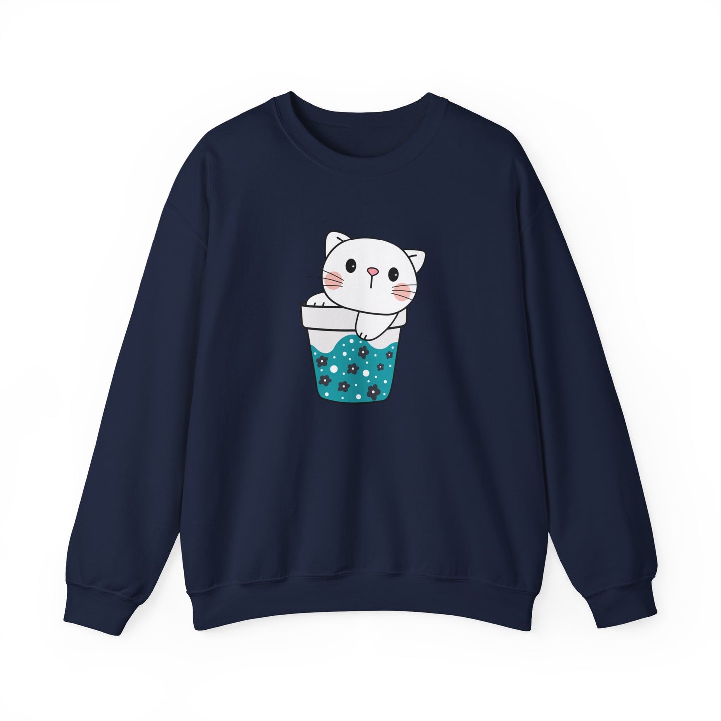 Cute Cat Cup Sweatshirt