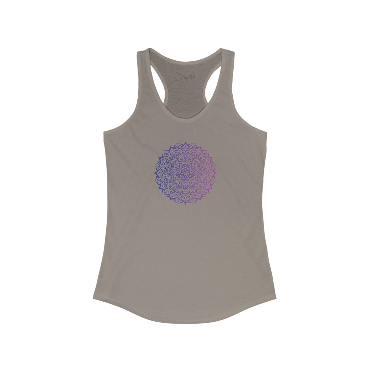 Colorful Mandala Racerback Tank (018)
