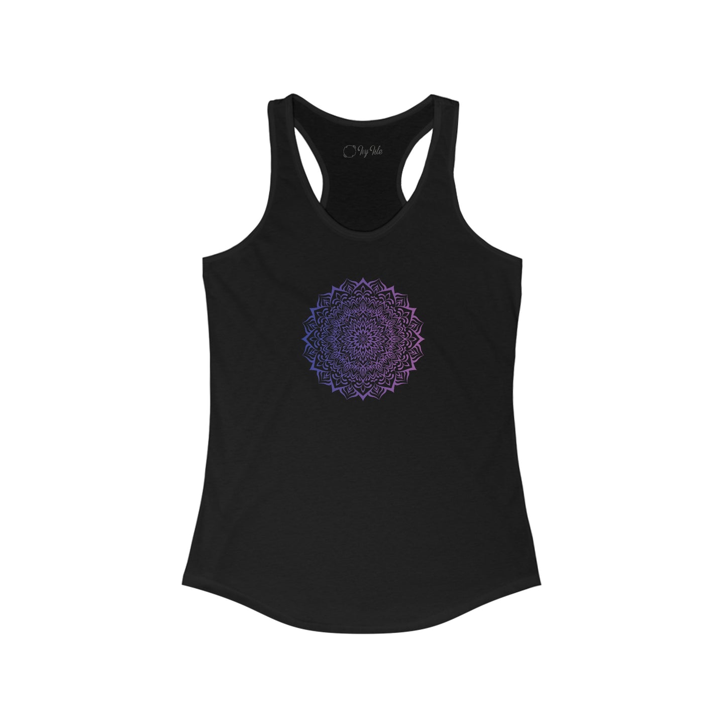 Colorful Mandala Racerback Tank (018)