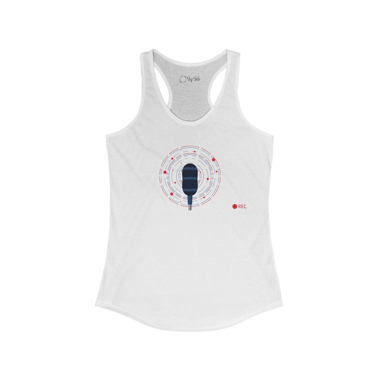 Microphone Racerback Tank