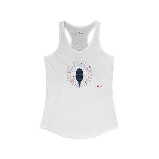 Microphone Racerback Tank