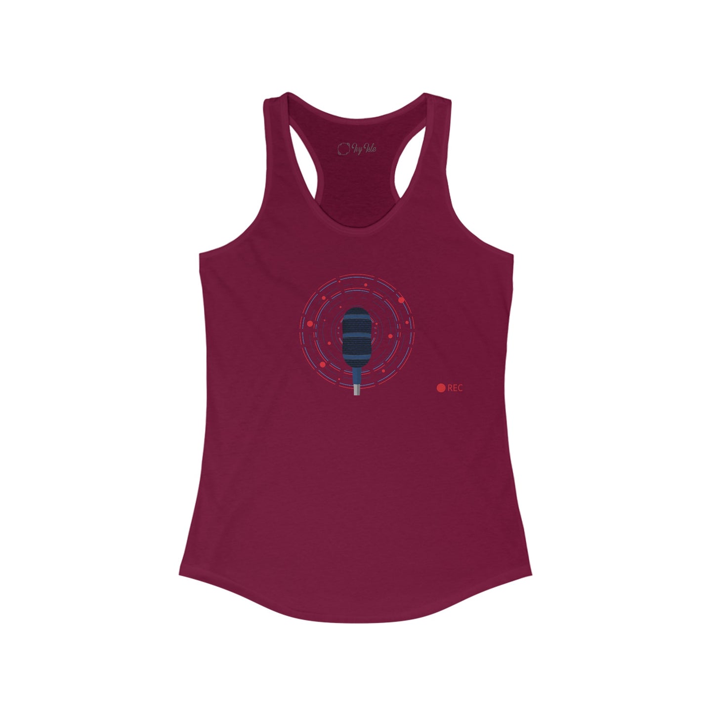 Microphone Racerback Tank