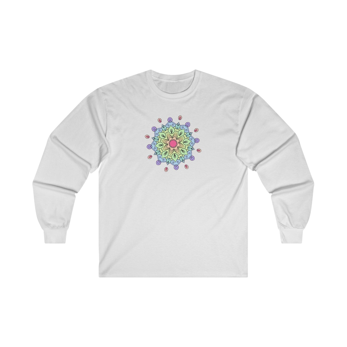 Colorful Mandala Long Sleeve Tee (009)