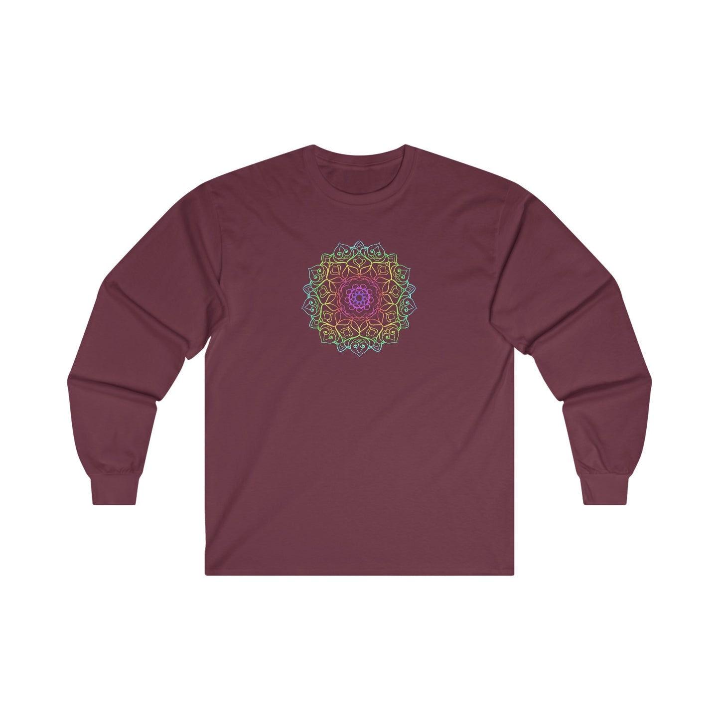 Colorful Mandala Long Sleeve Tee (001)