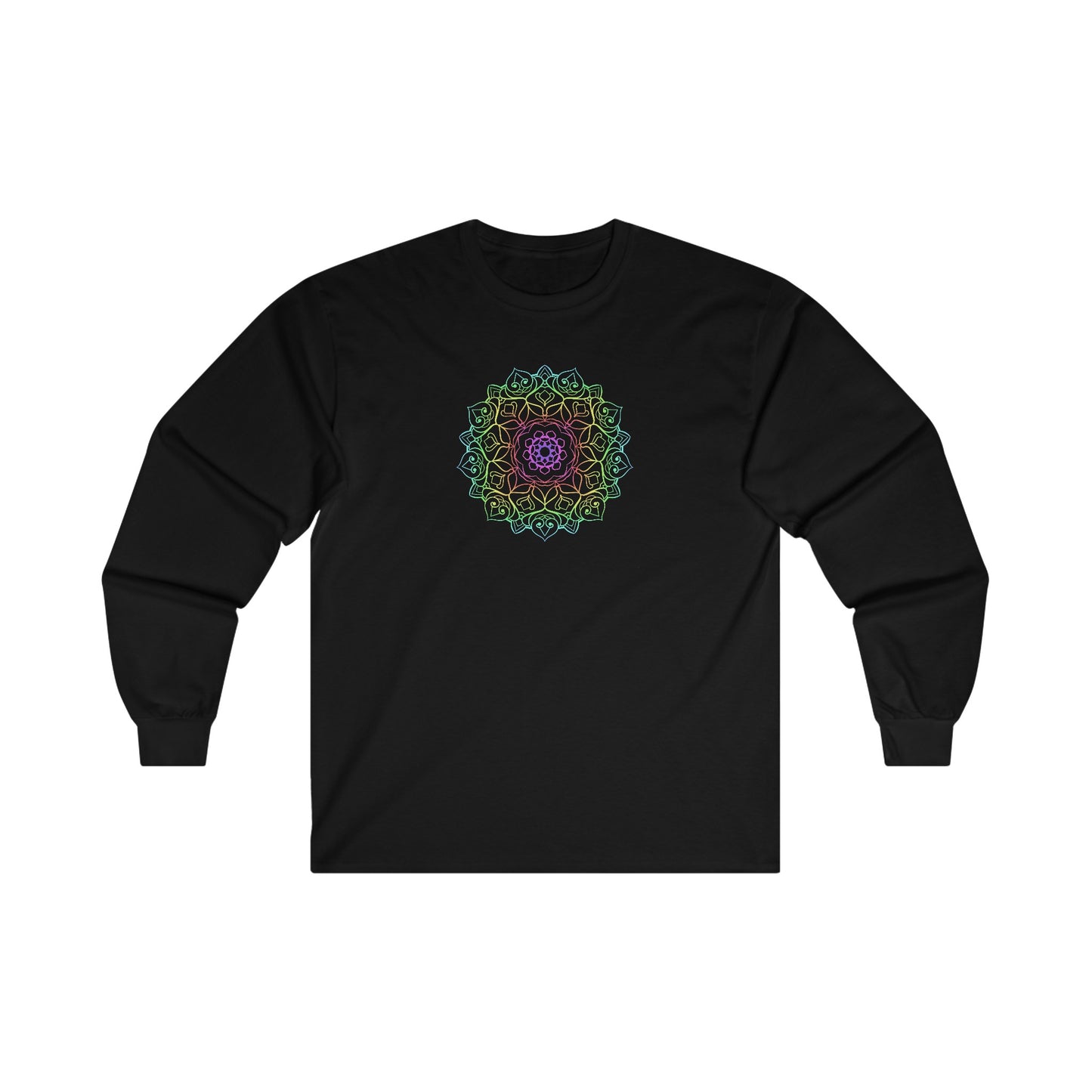Colorful Mandala Long Sleeve Tee (001)