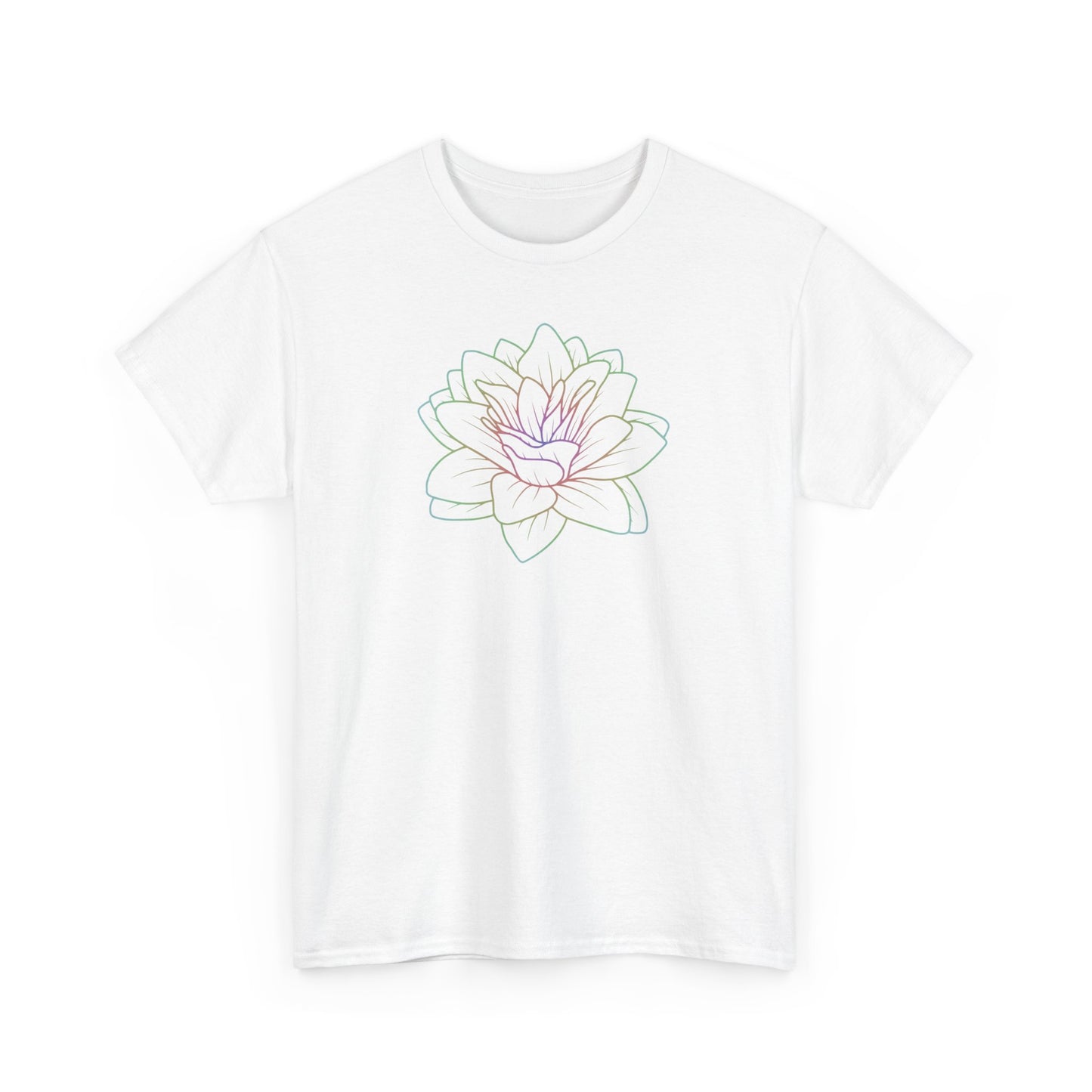 Colorful Lotus Short Sleeve Tee