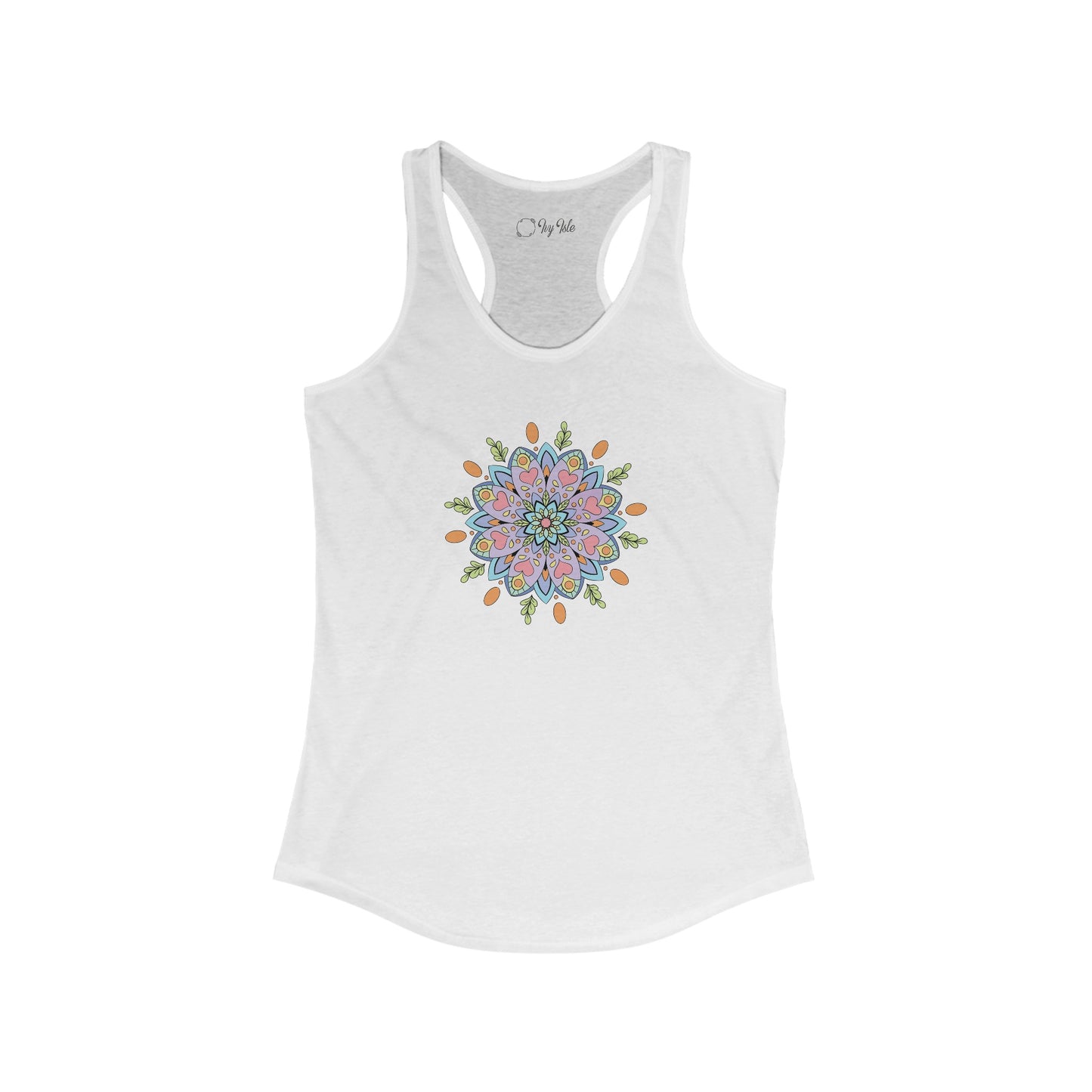 Colorful Mandala Racerback Tank (031)