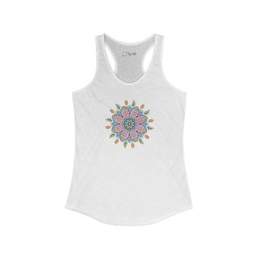 Colorful Mandala Racerback Tank (031)