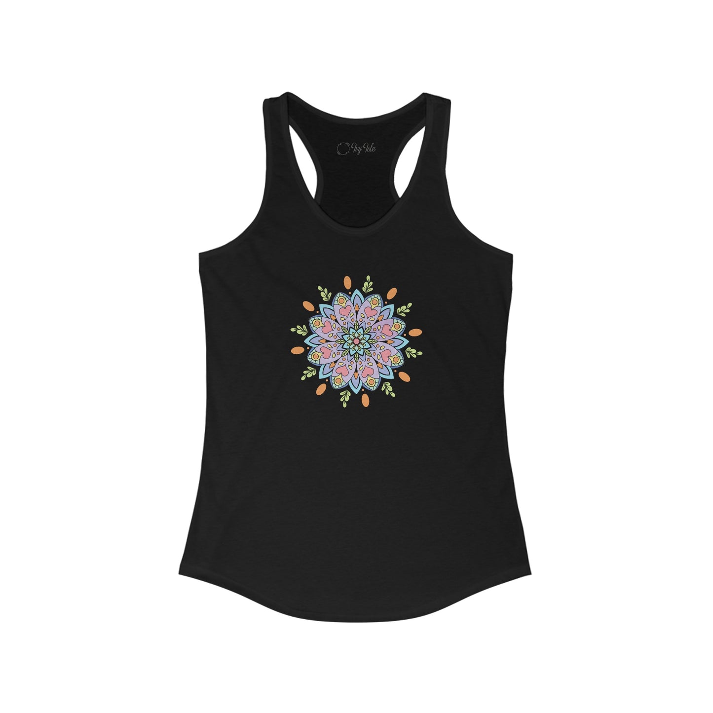 Colorful Mandala Racerback Tank (031)