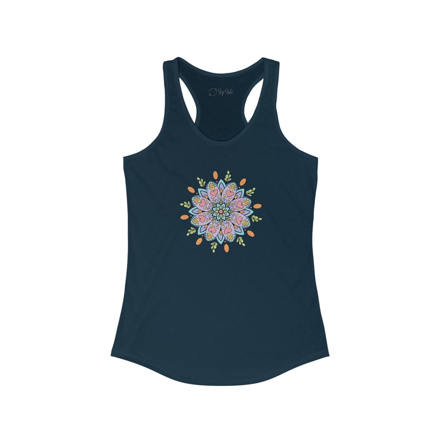 Colorful Mandala Racerback Tank (031)