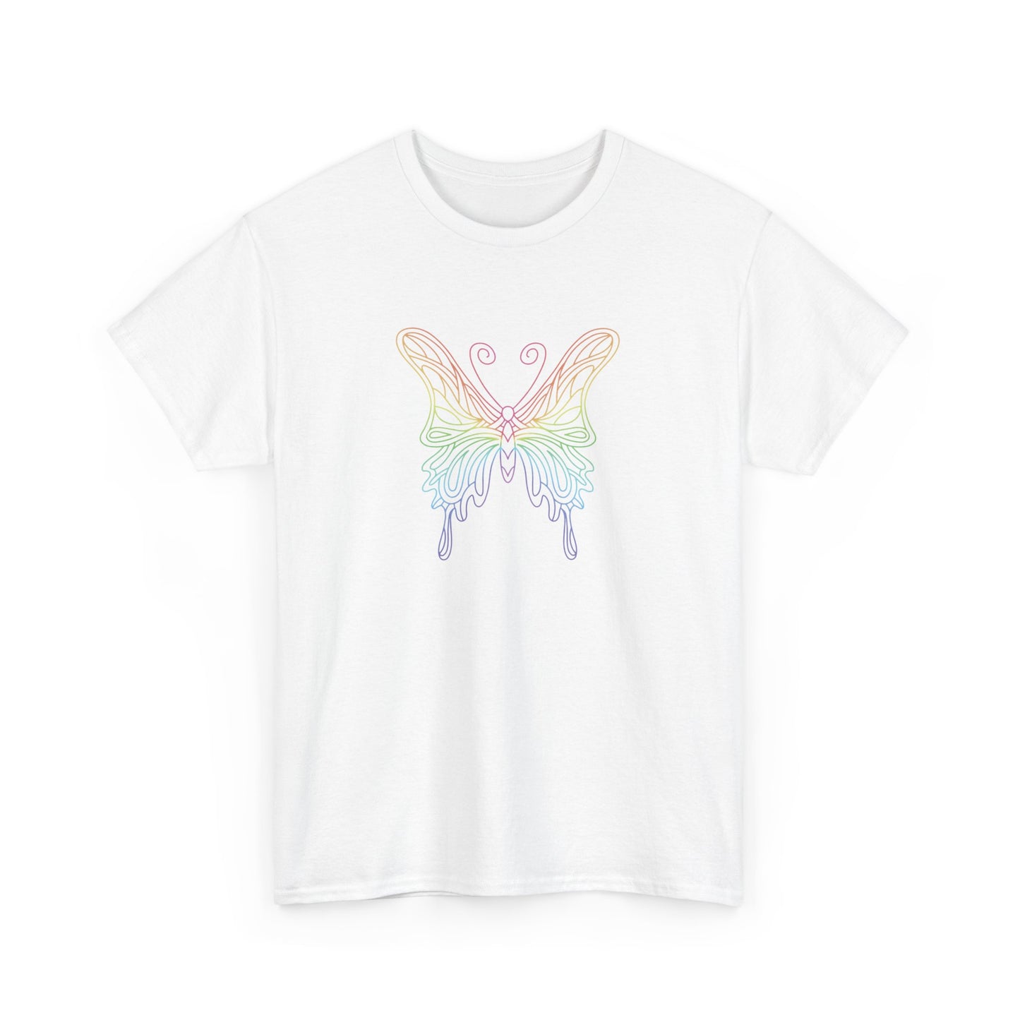 Colorful Pretty Butterfly Short Sleeve Tee