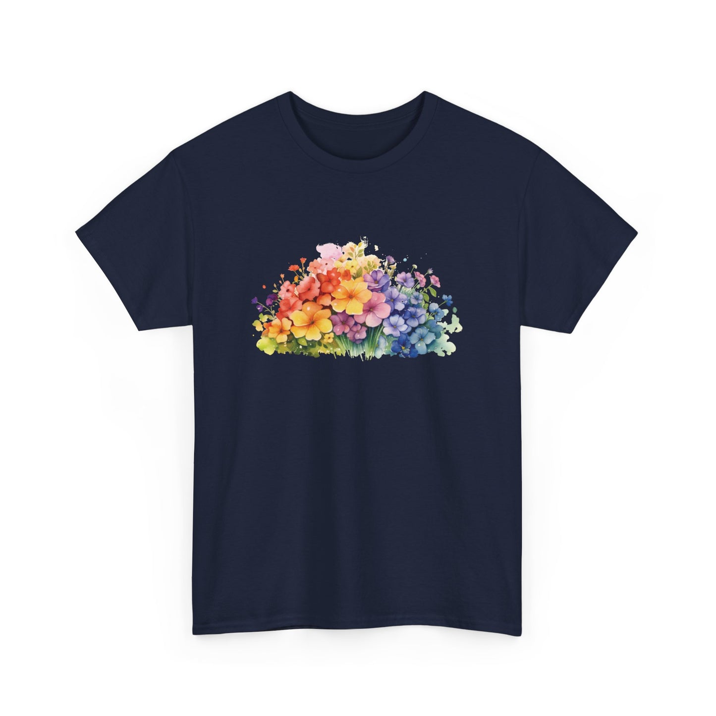 Colorful Flowers Short Sleeve Tee