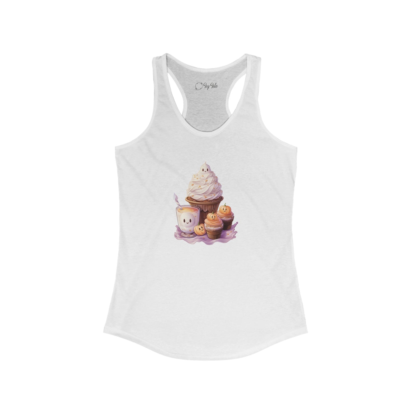 Cute Halloween Cupcakes Racerback Tank