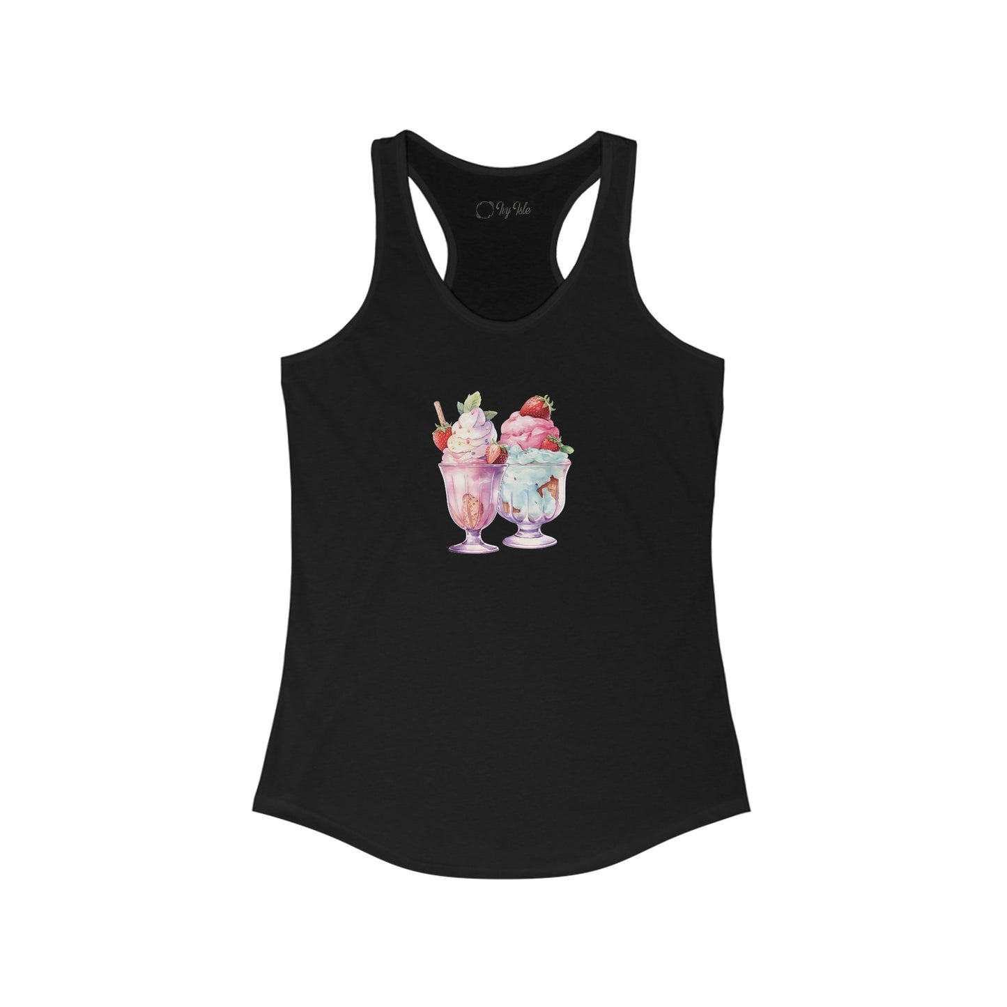Ice Cream Sundaes Racerback Tank