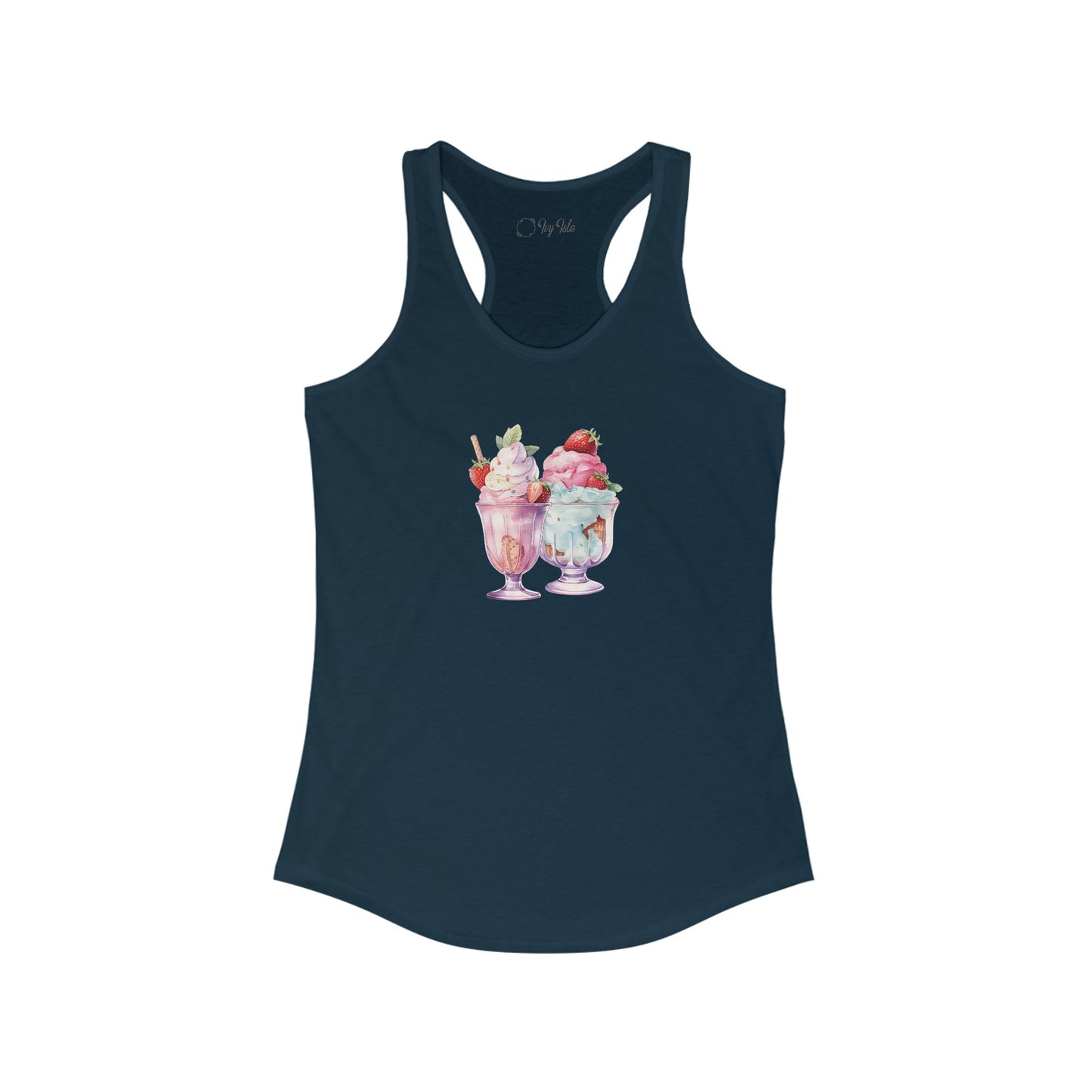 Ice Cream Sundaes Racerback Tank