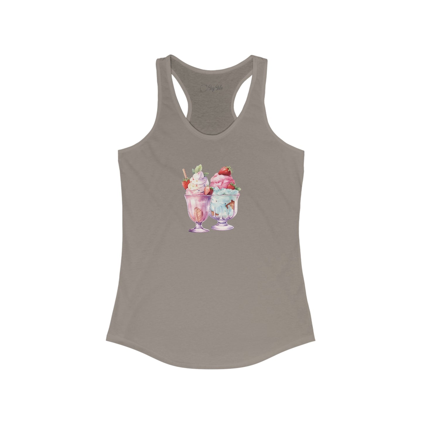 Ice Cream Sundaes Racerback Tank