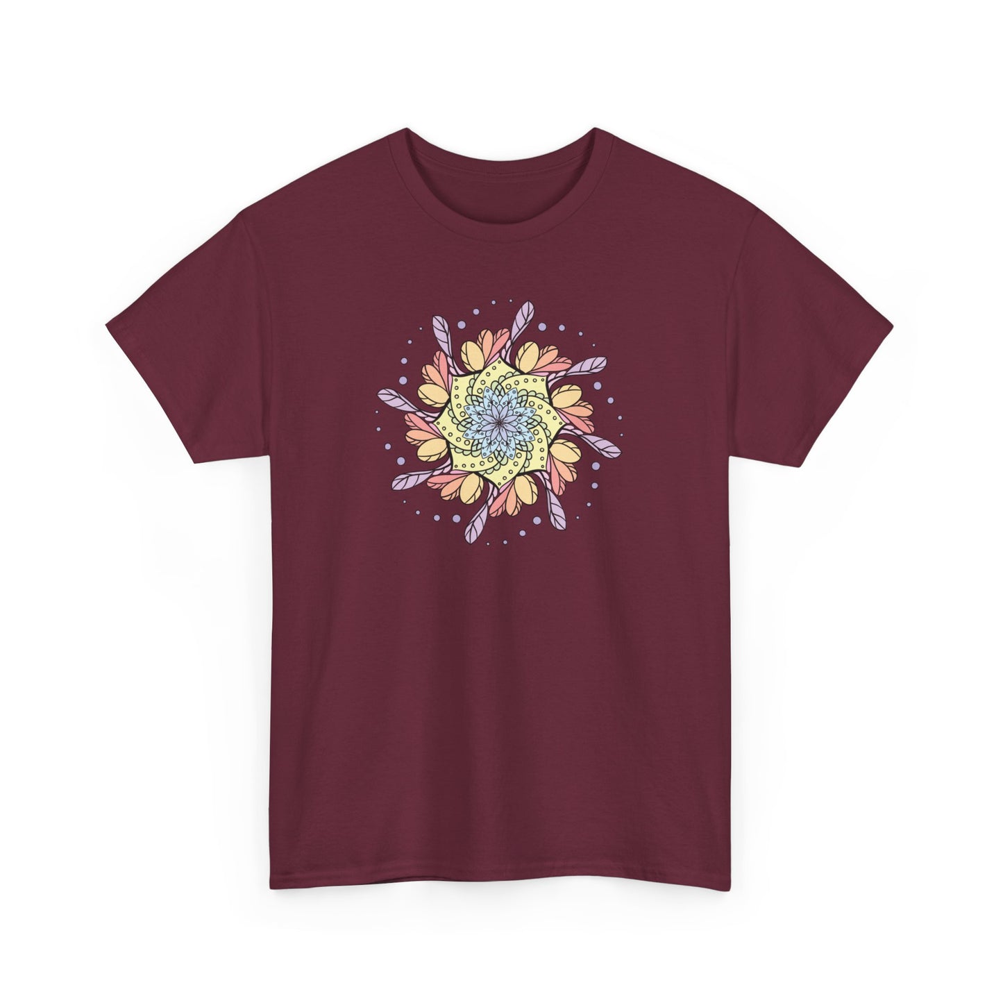 Colorful Mandala Short Sleeve Tee (032)