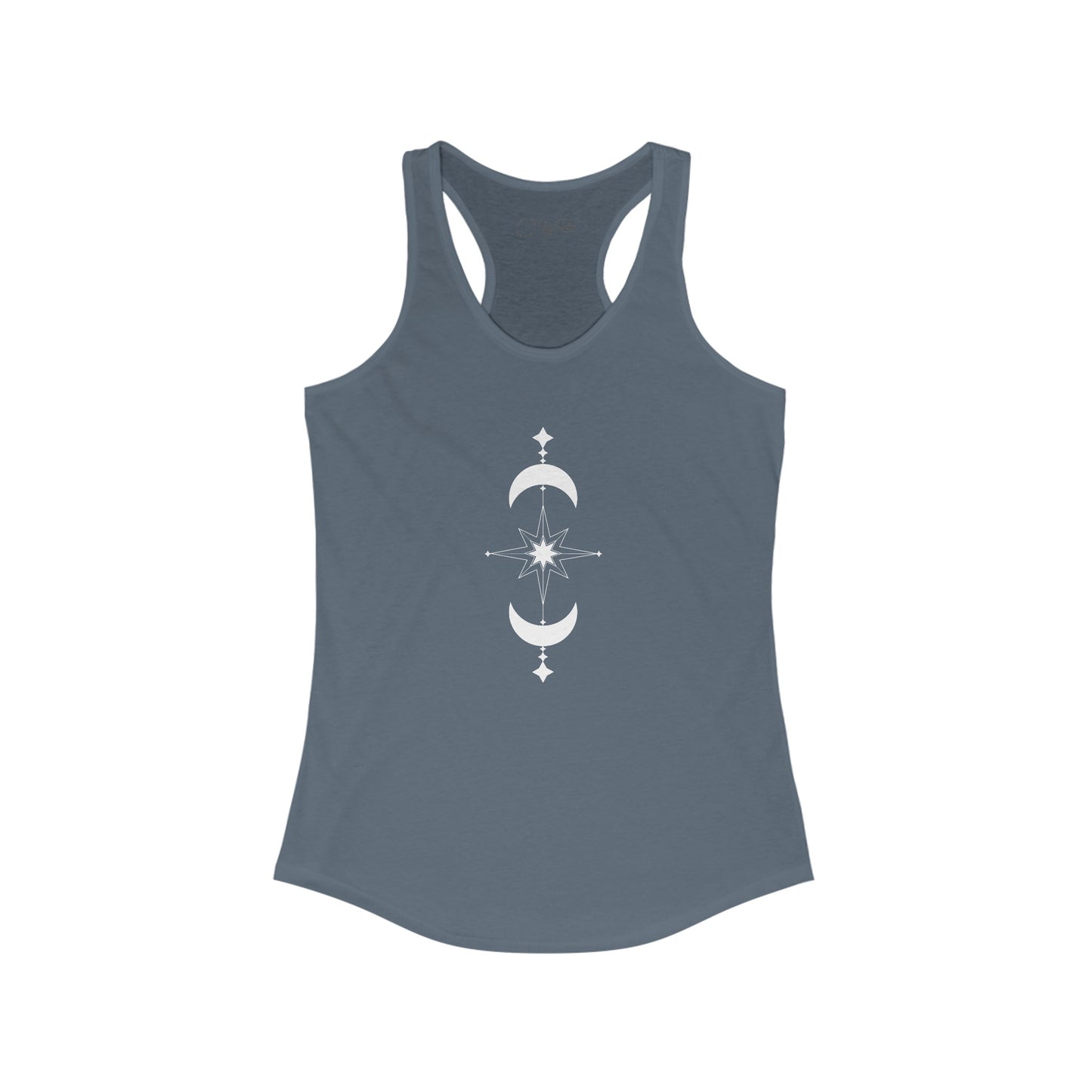 Linear Star and Moons Racerback Tank