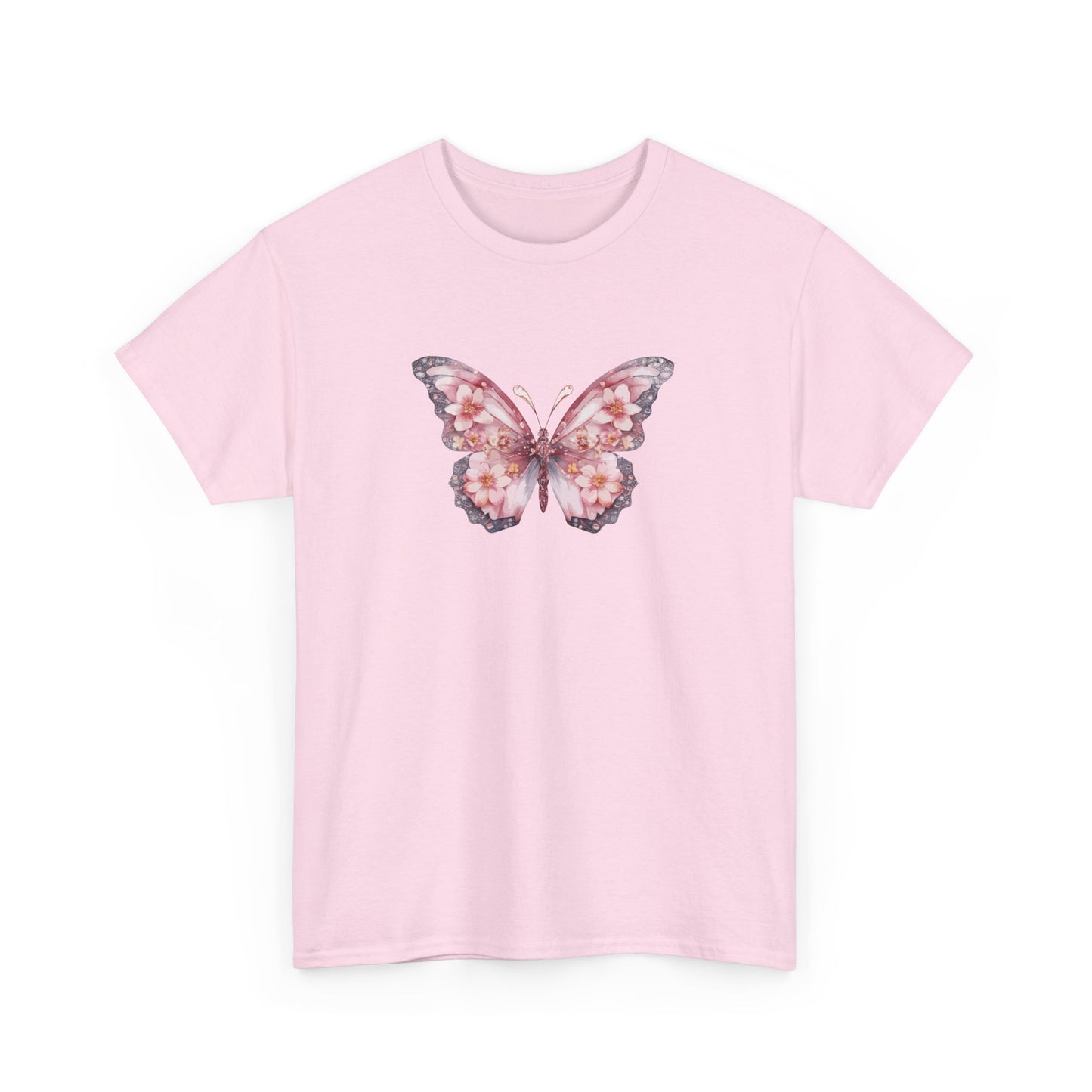 Floral Butterfly Short Sleeve Tee