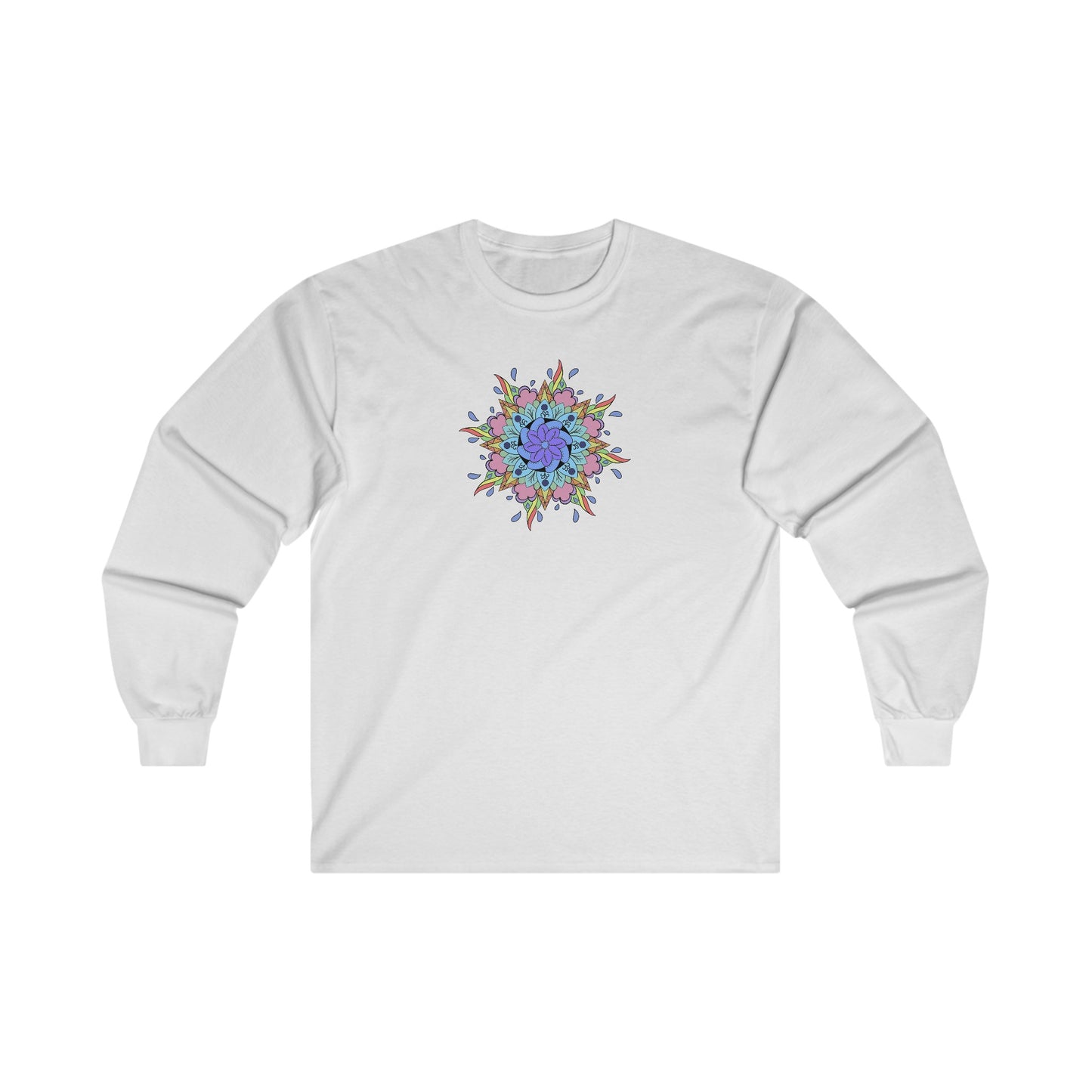 Colorful Mandala Long Sleeve Tee (030)