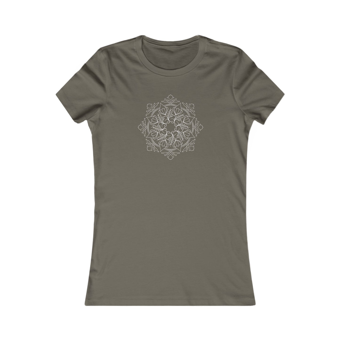Mandala Fitted Tee (012)