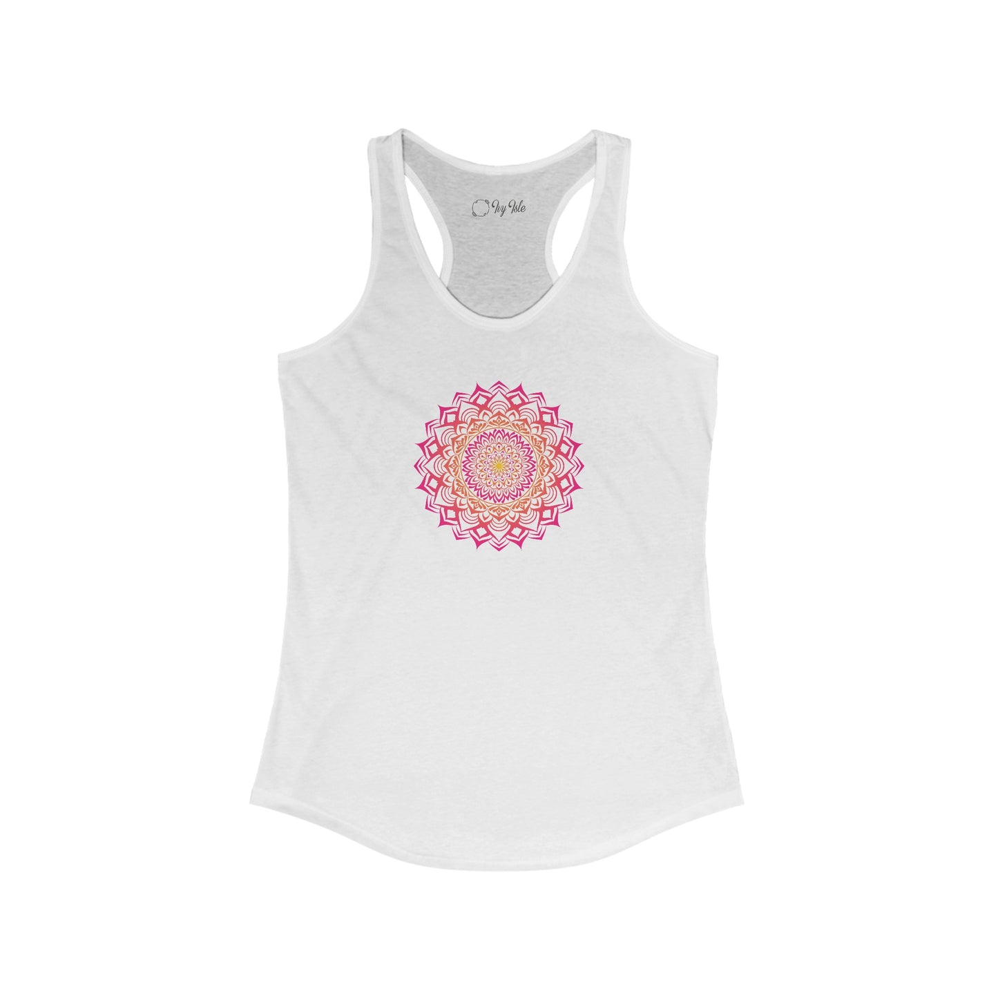 Colorful Mandala Racerback Tank (016)