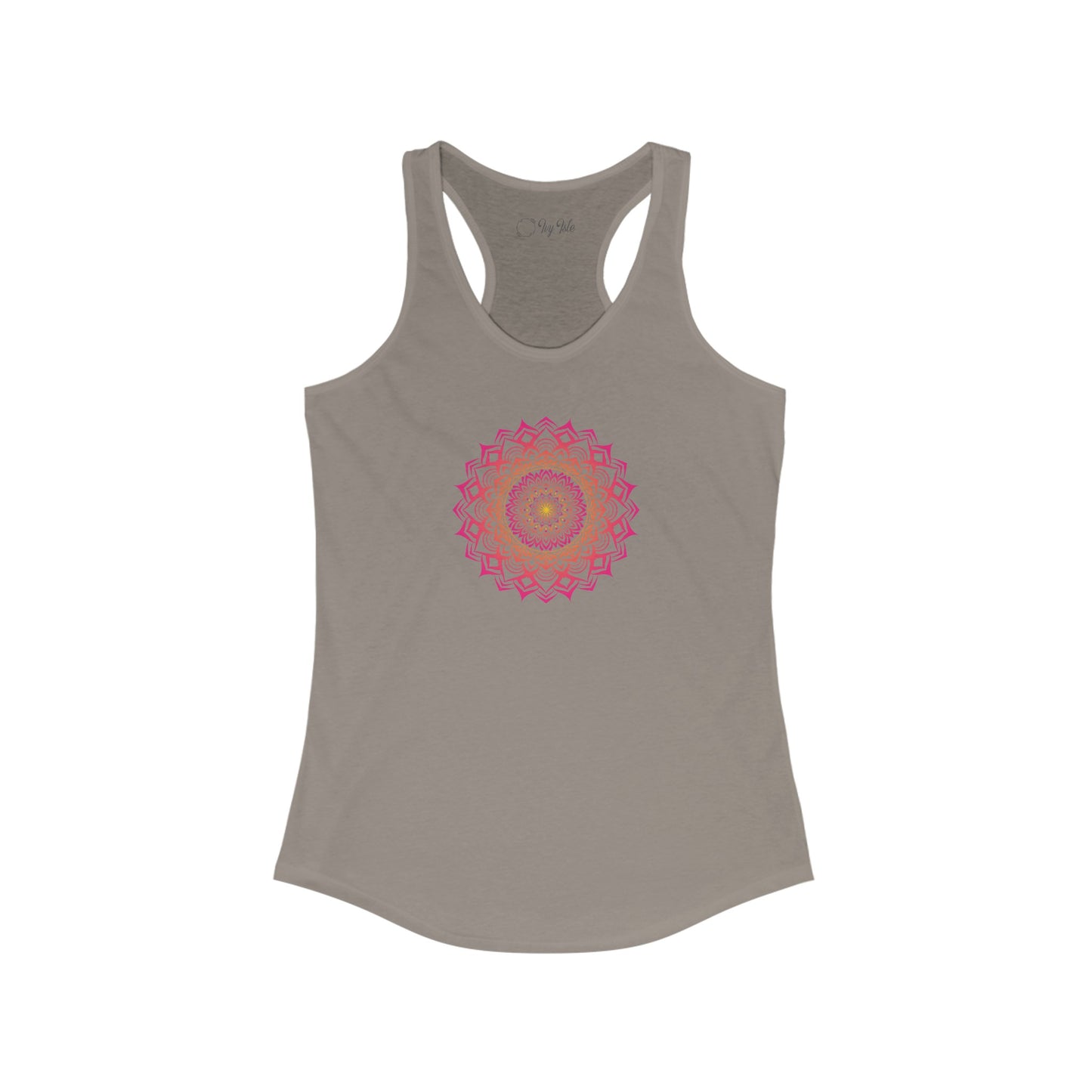 Colorful Mandala Racerback Tank (016)