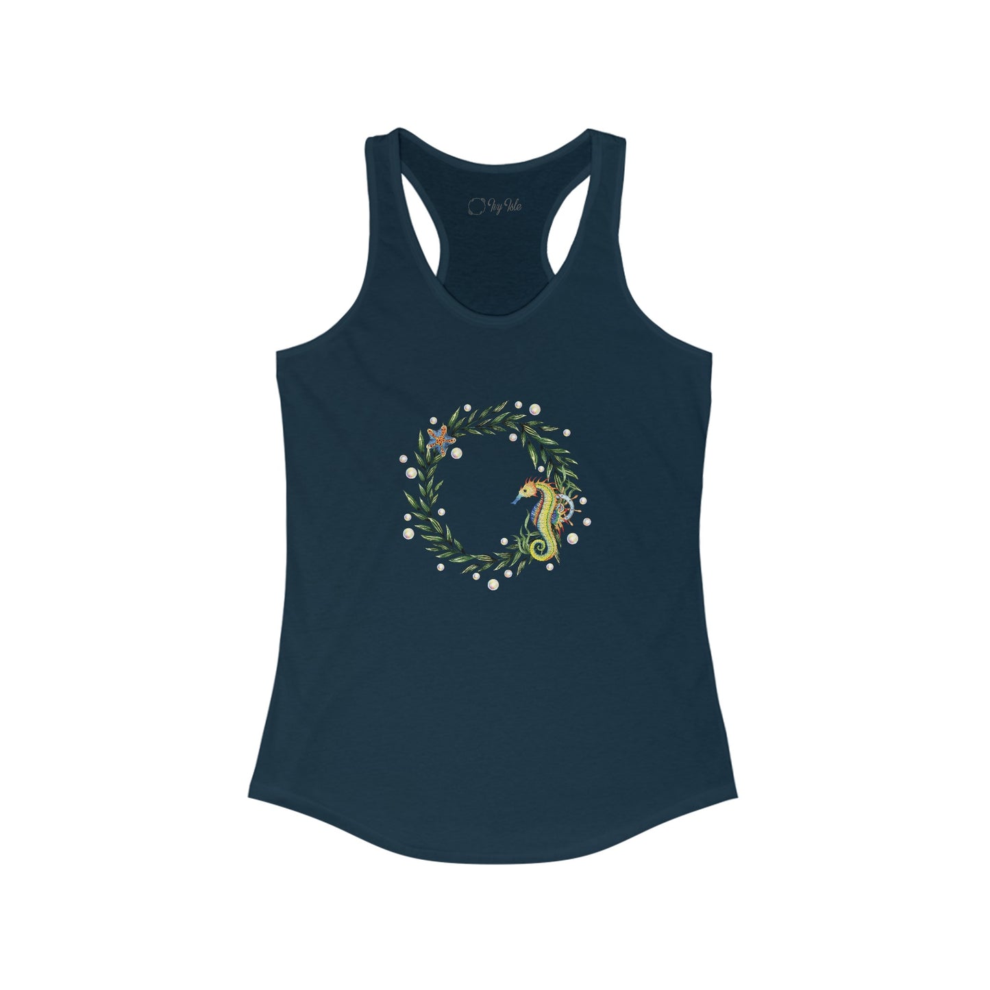 Seahorse Circle Racerback Tank