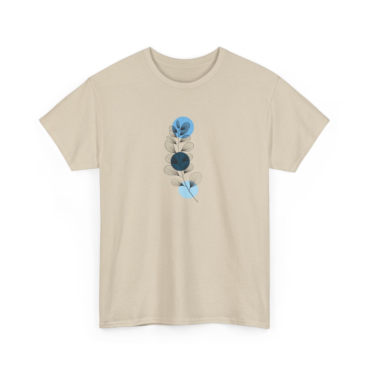 Blue Leaves Short Sleeve Tee