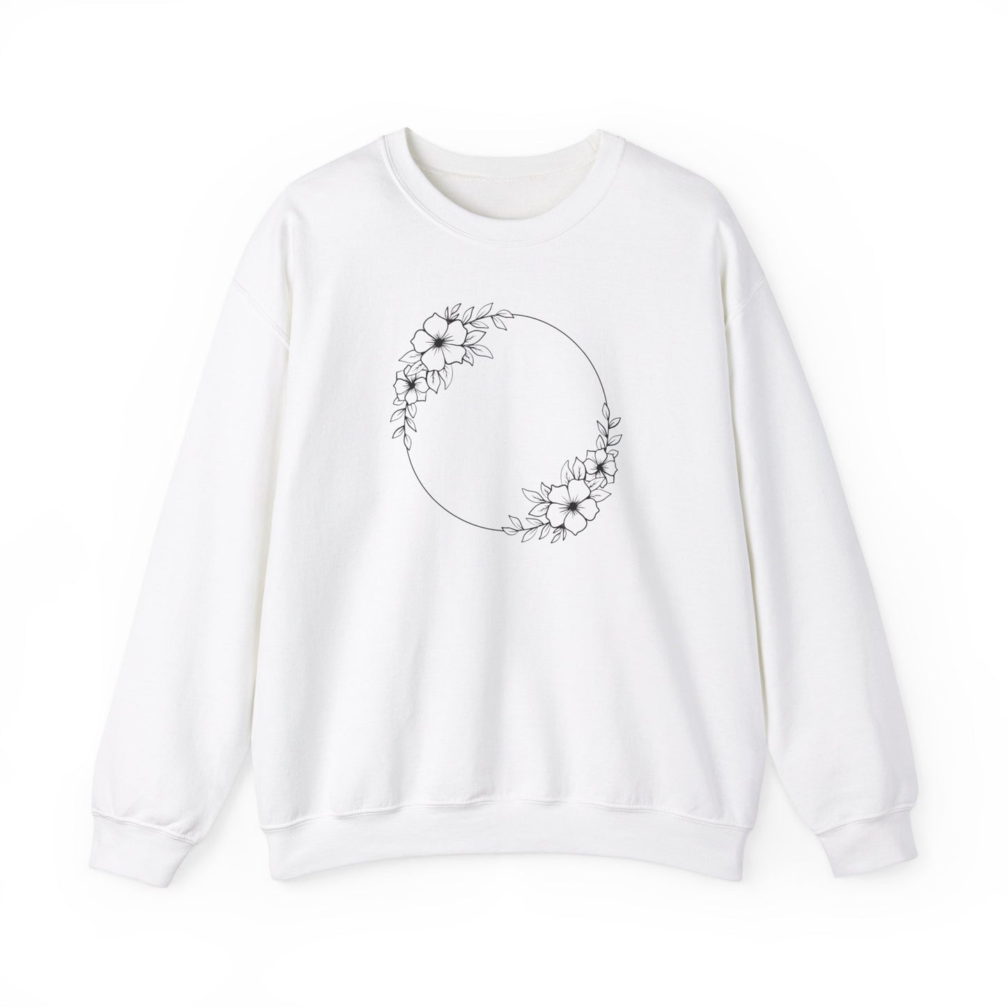 Double Large Flower Circle Sweatshirt