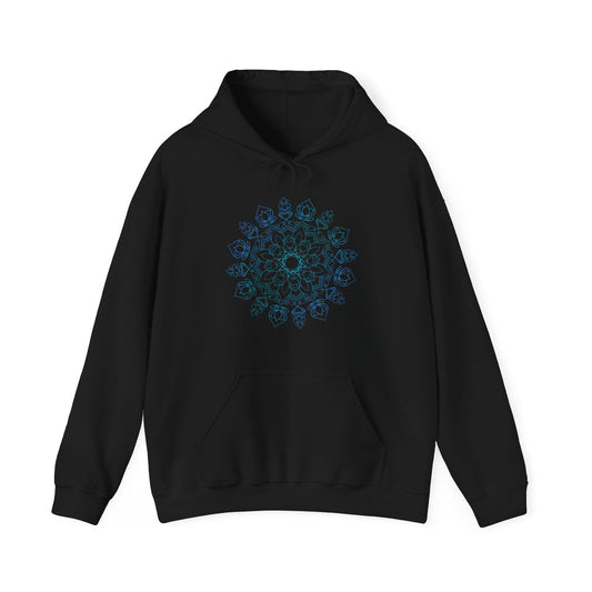 Colorful Mandala Hooded Sweatshirt (005)
