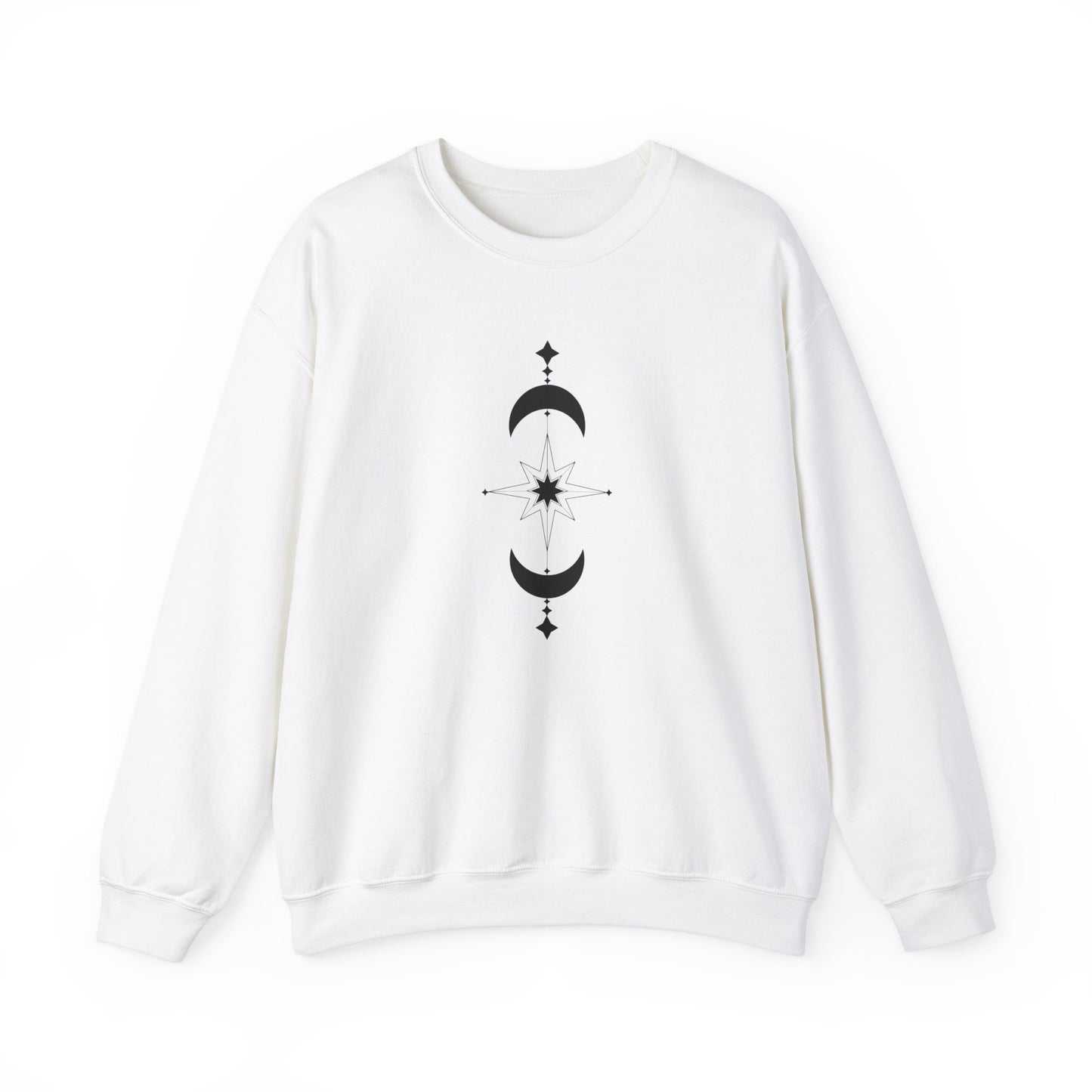 Linear Star and Moons Sweatshirt