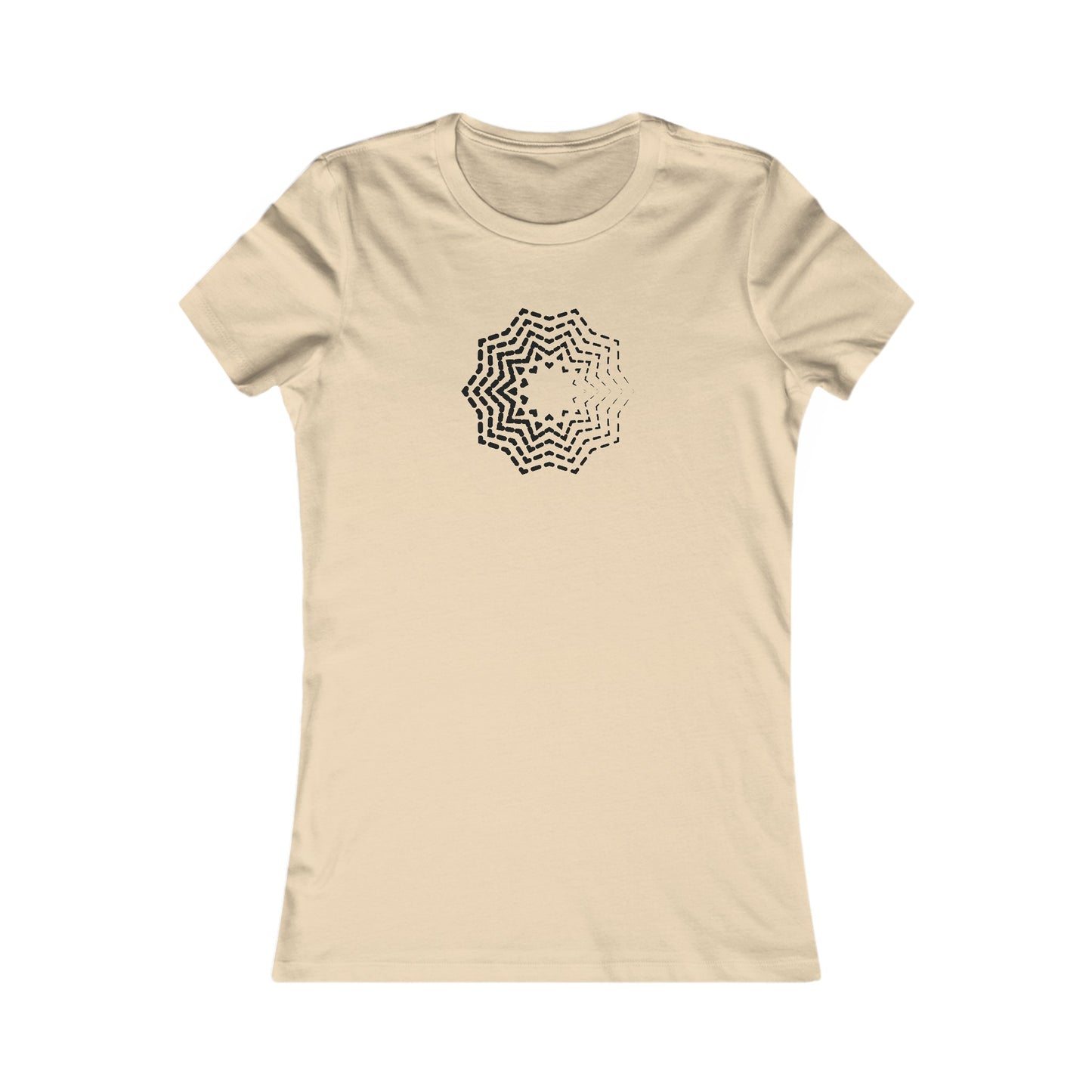 Abstract Star Fitted Tee