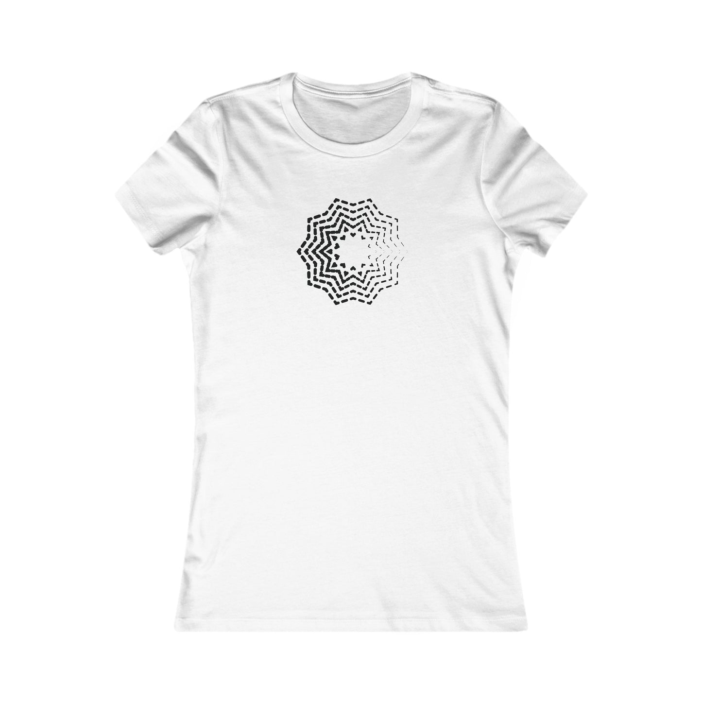 Abstract Star Fitted Tee