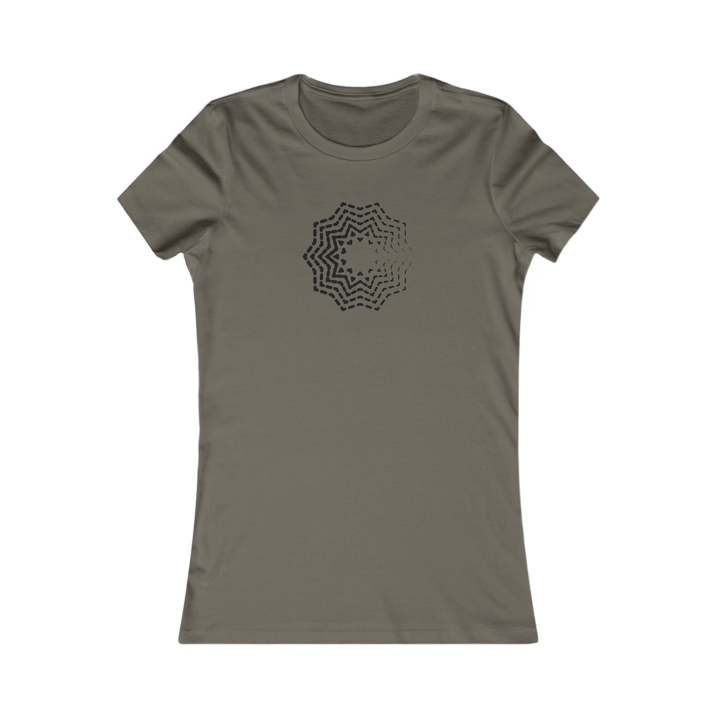 Abstract Star Fitted Tee