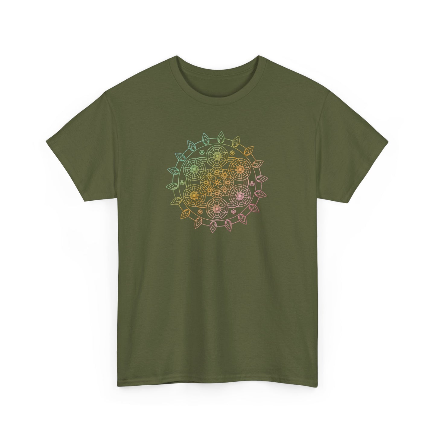 Colorful Mandala Short Sleeve Tee (040)