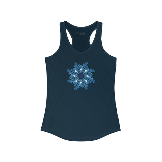 Snowflake Mandala Racerback Tank