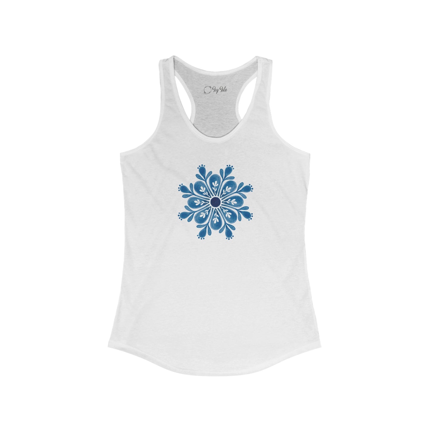 Snowflake Mandala Racerback Tank