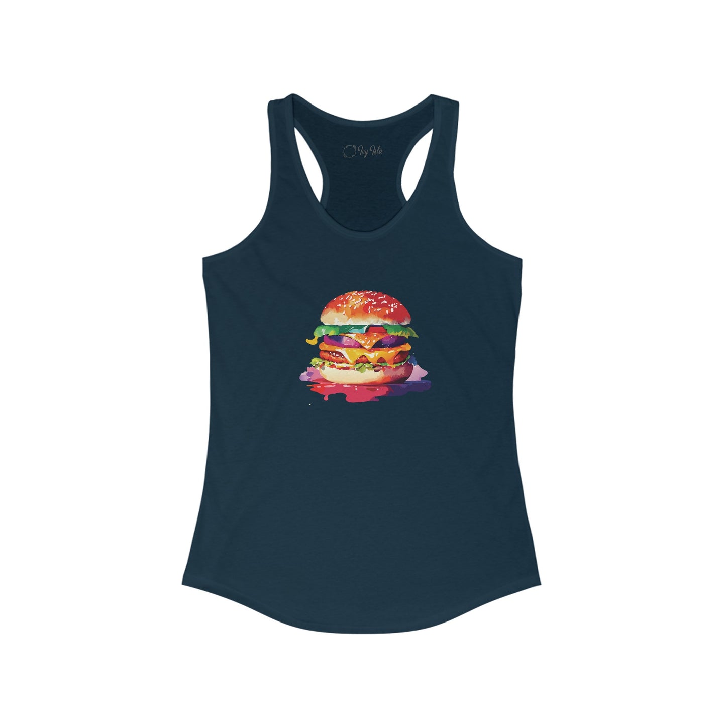 Cheeseburger Racerback Tank
