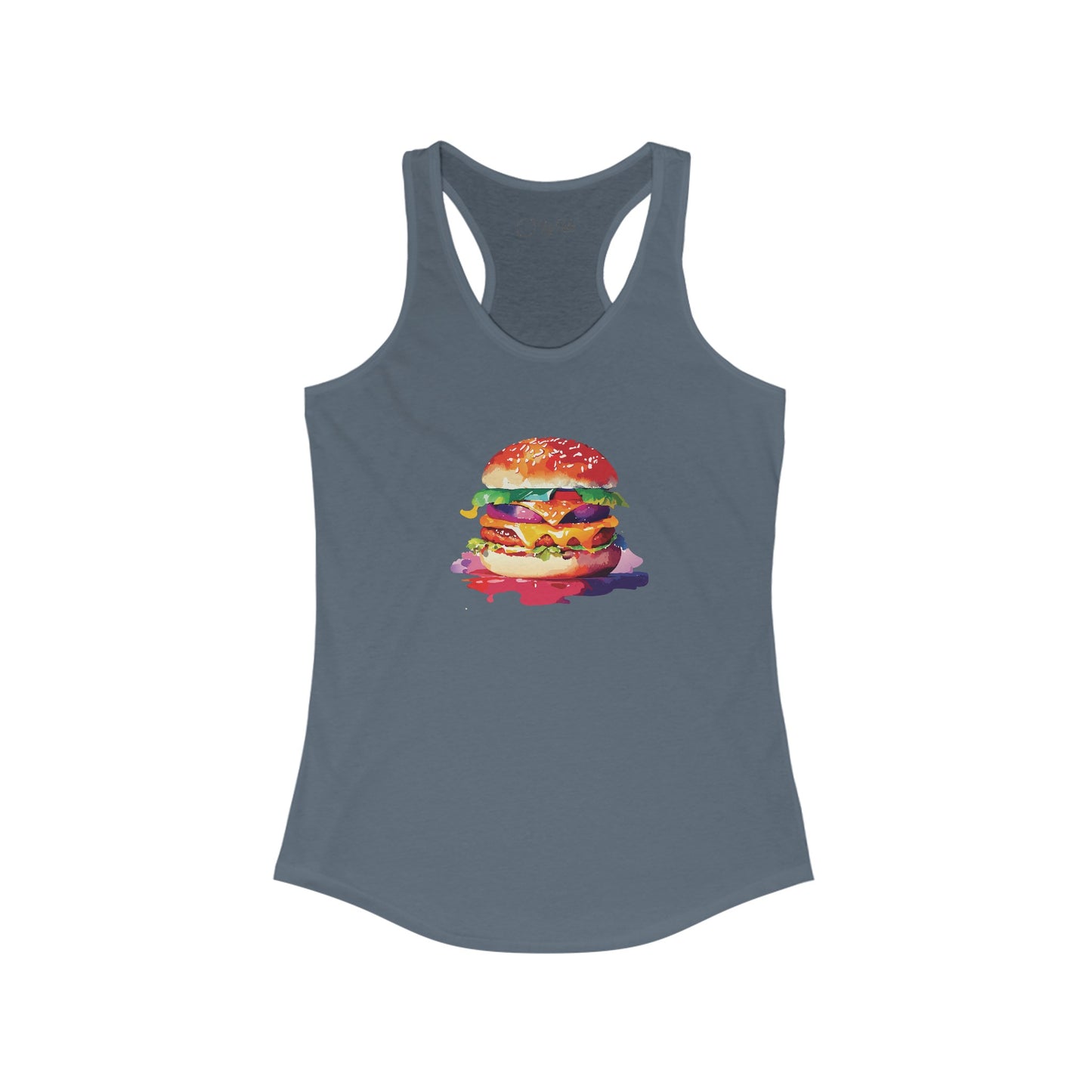 Cheeseburger Racerback Tank