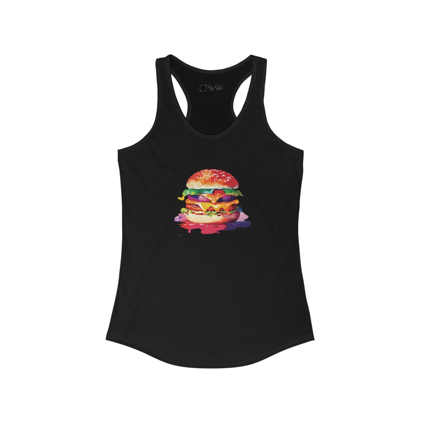 Cheeseburger Racerback Tank