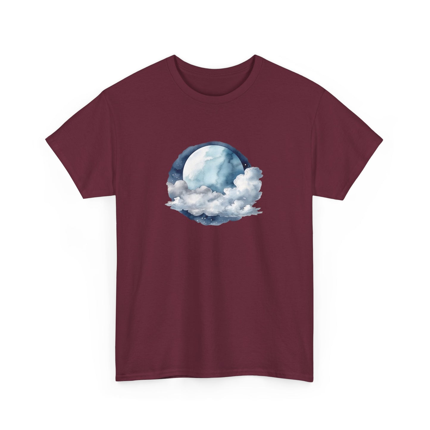 Moon and Clouds Short Sleeve Tee
