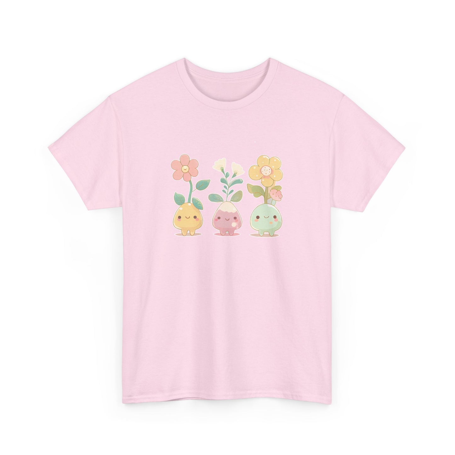 Cute Flower Set Short Sleeve Tee